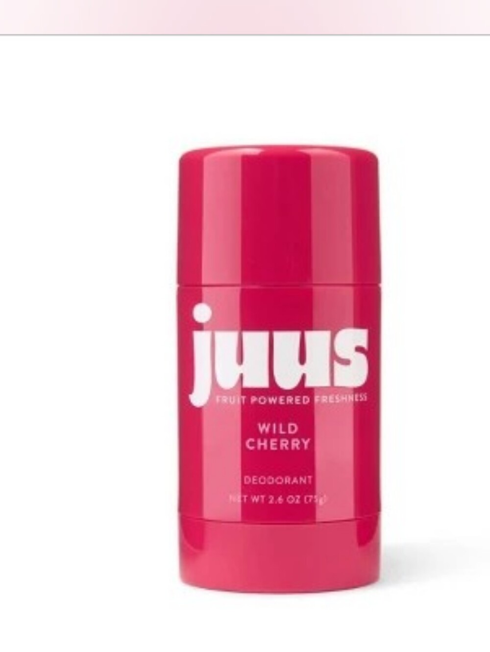 Juus Wild Cherry Aluminum-Free Deodorant 2.6 oz